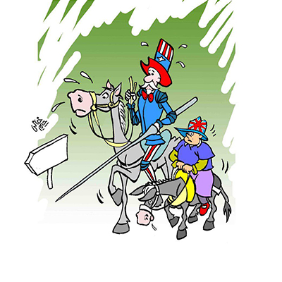 مجموعه ای از کارتون ها و نقاشی های حسین رحیم خانی