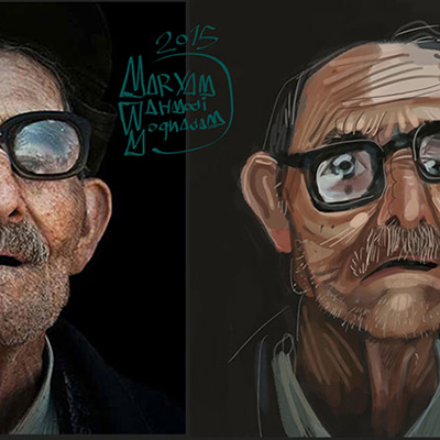 مجموعه پرترههای دیجیتال - مریم محمودی مقدم