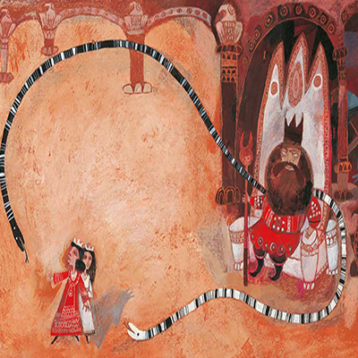 تصویرسازی داستانی - پادشاه شنها فرشته نجفی