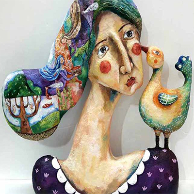 تصویرسازی در غالب مجسمه - الهه میرباباییان