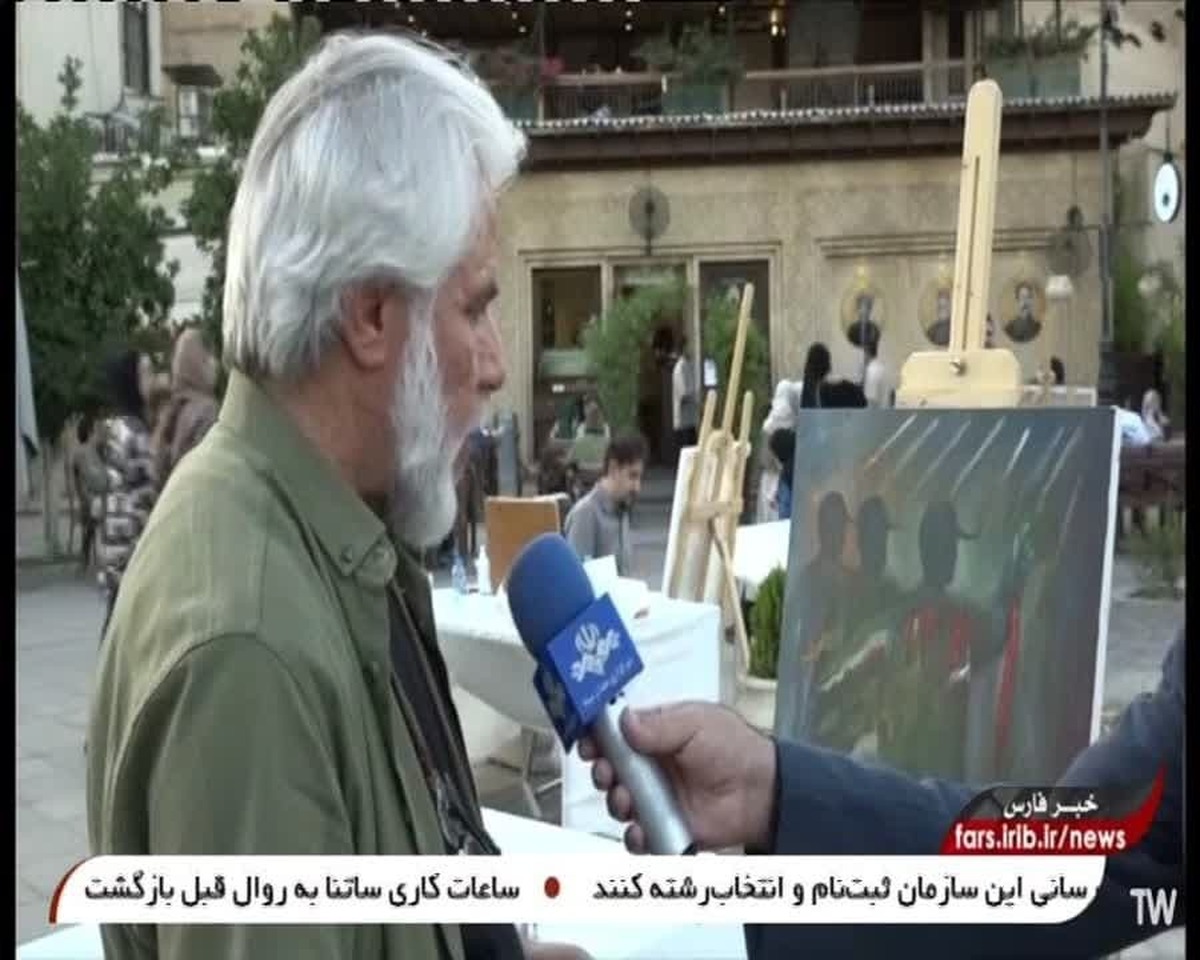 گزارش صدا و سیمای مرکز فارس از رویداد هنری 